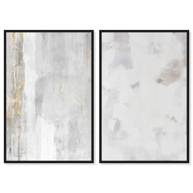 Ensemble de décorations murales bohème dorées par Art Remedy, 24 x 36, H 37 po x l 25 po, Black Frame