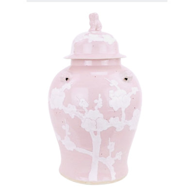 Asha Handmade Porcelain China Ginger Jar