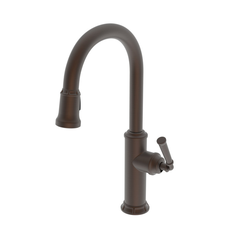 Gavin Single Handle Pull Down Kitchen Faucet, English Bronze