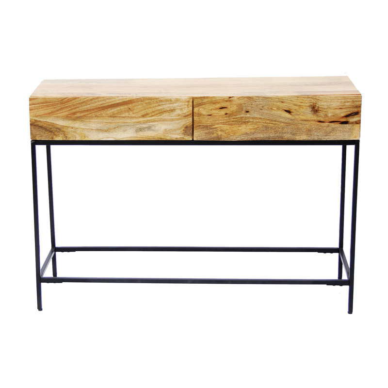 Console en bois massif Alonnah
