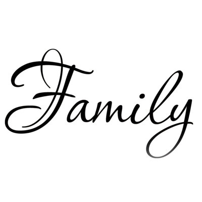 Text & Numbers Wall Decal
