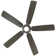 Mykonos 5 - Blade Smart Ceiling Fan with Remote Control and LED Light Kit Included, Works With Alexa and iOS / Android App