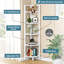 Bibliothèque de coin H 63 po x l 12,2 po Ruckersville-1115970432