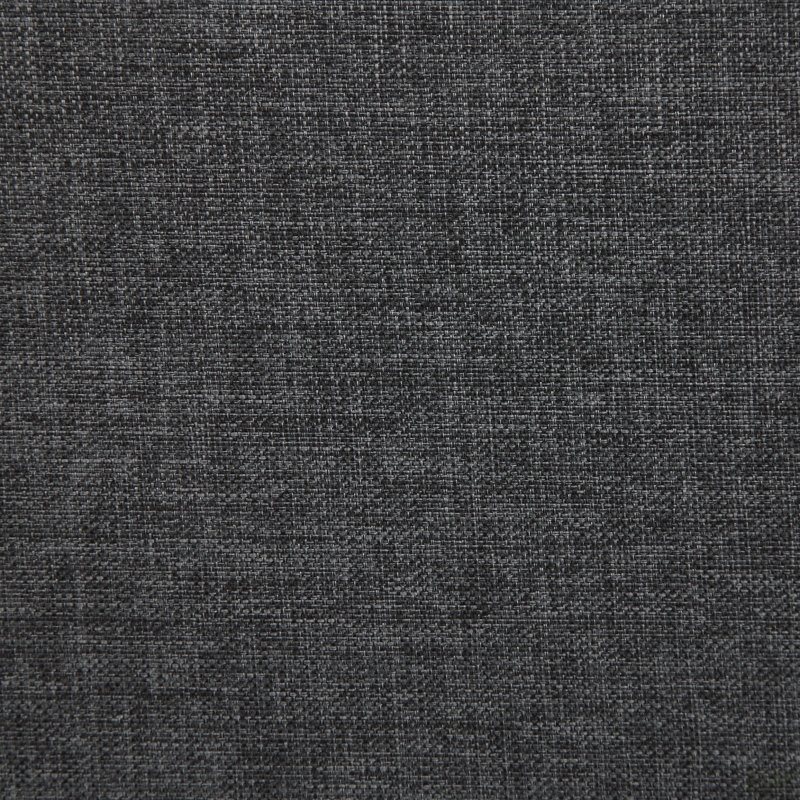 Canapé modulaire réversible avec repose-pieds Ridwan, Mélange de polyester noir, L 104 po x P 75 po