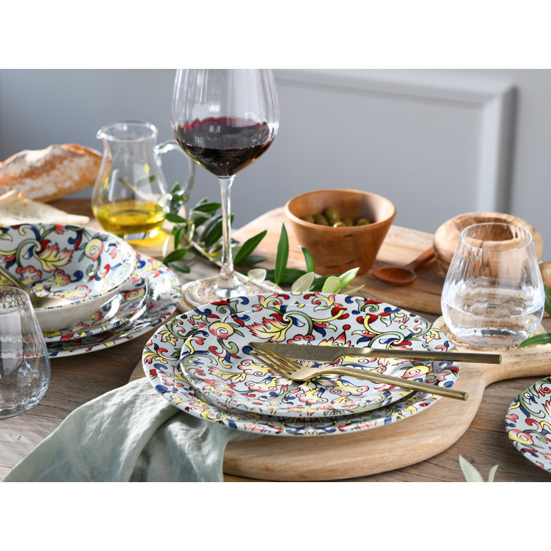 Arabesque Piece Dinnerware Set - Service for 6