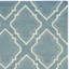 Emek Geometric Handwoven Wool Blue/Ivory Area Rug-1324073162