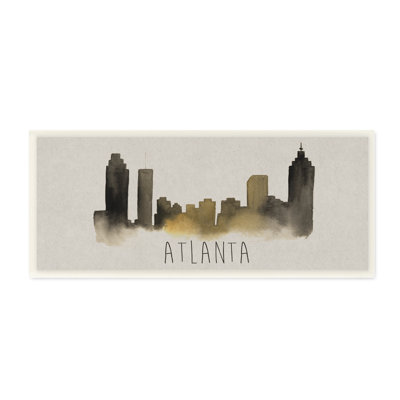 « atlanta horizon silhouette », impression