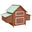 Brashear Chicken Coop 150x96x110 cm Solid Firwood-64837135
