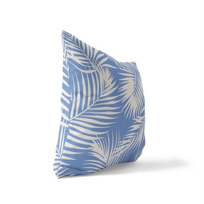 Waving Palms Decorative Outdoor Throw Pillow