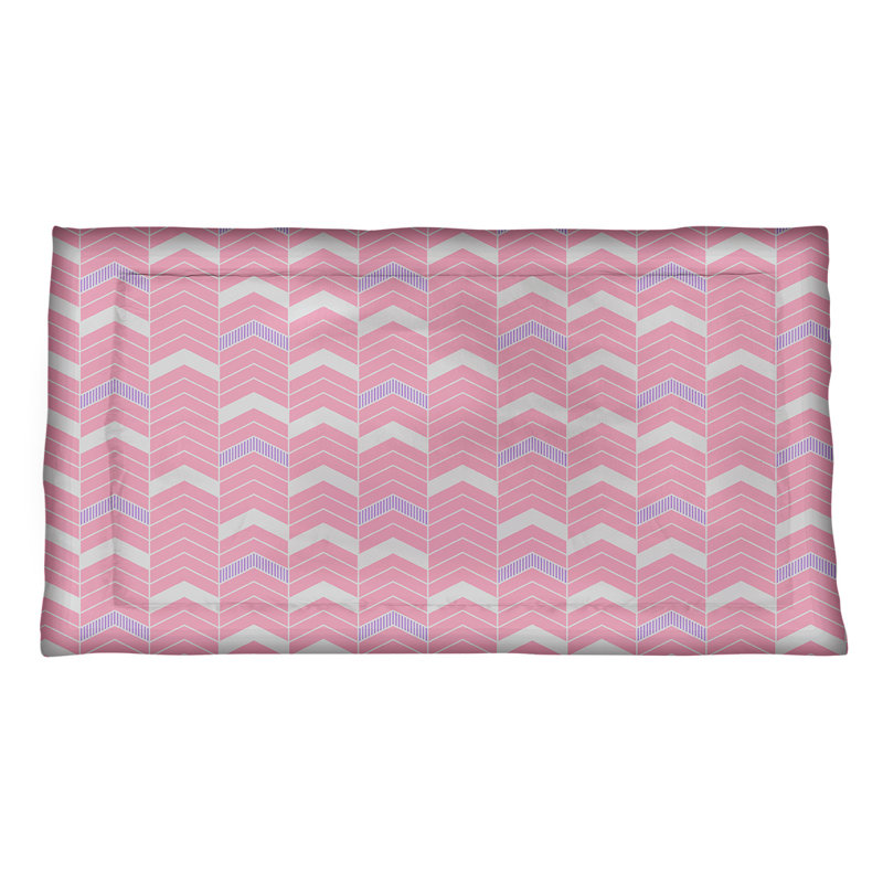 Taie décorative Rhonda, Très grand, Microfibre, Rose / Mauve