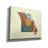 'Missouri State Map' by Lanre Adefioye, Canvas Wall Art-1778906129