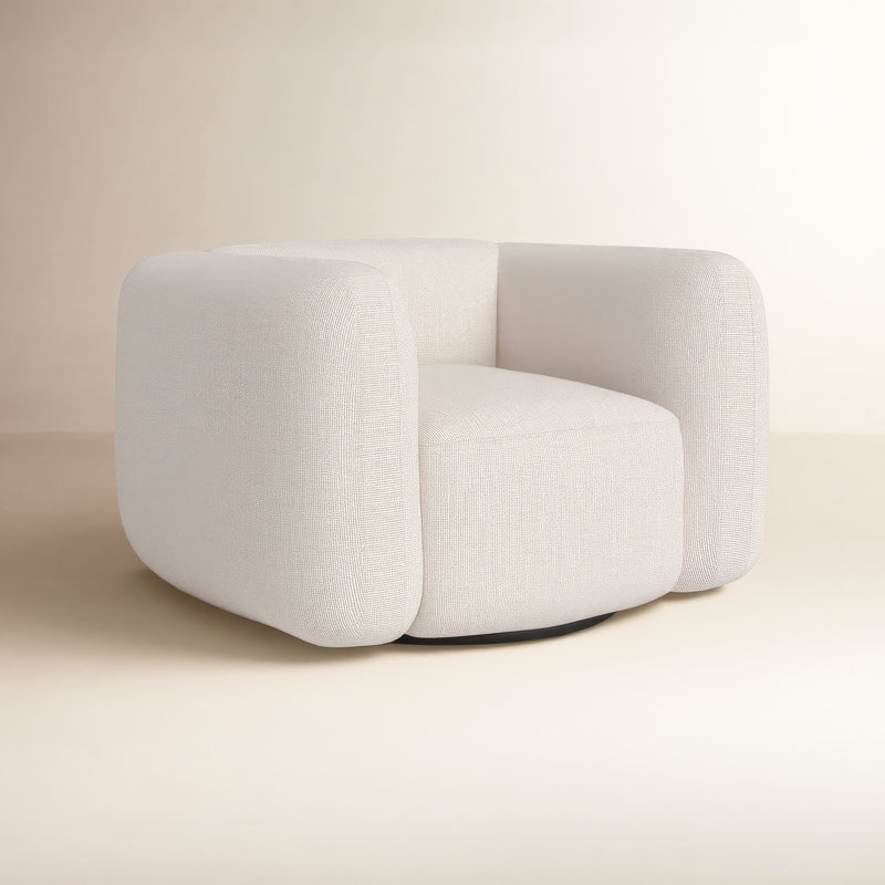 Nara Swivel Armchair, Gibson Wheat