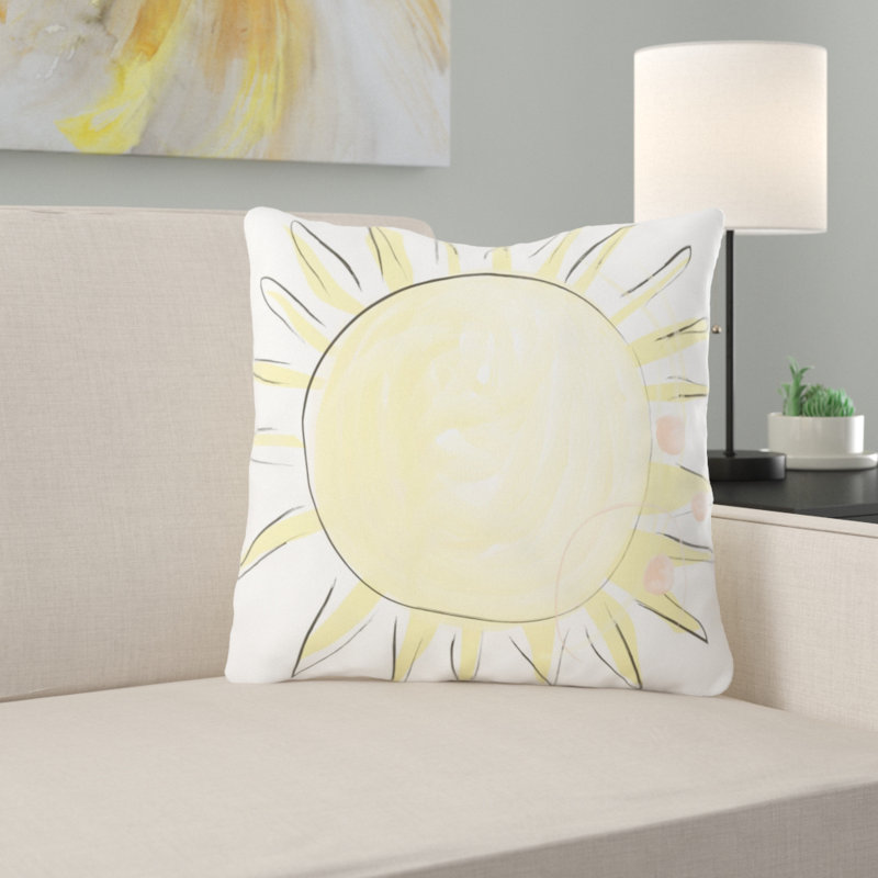 Outdoor Reversible Throw Pillow, Synthetic, Indoor