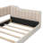 Twin XL Size Upholstery Daybed And Side Storage Pocket-2053061563
