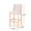 Ensemble de 2 tabourets de comptoir rembourrés en tissu rembourrés pour comptoir de cuisine ou bar-355293129