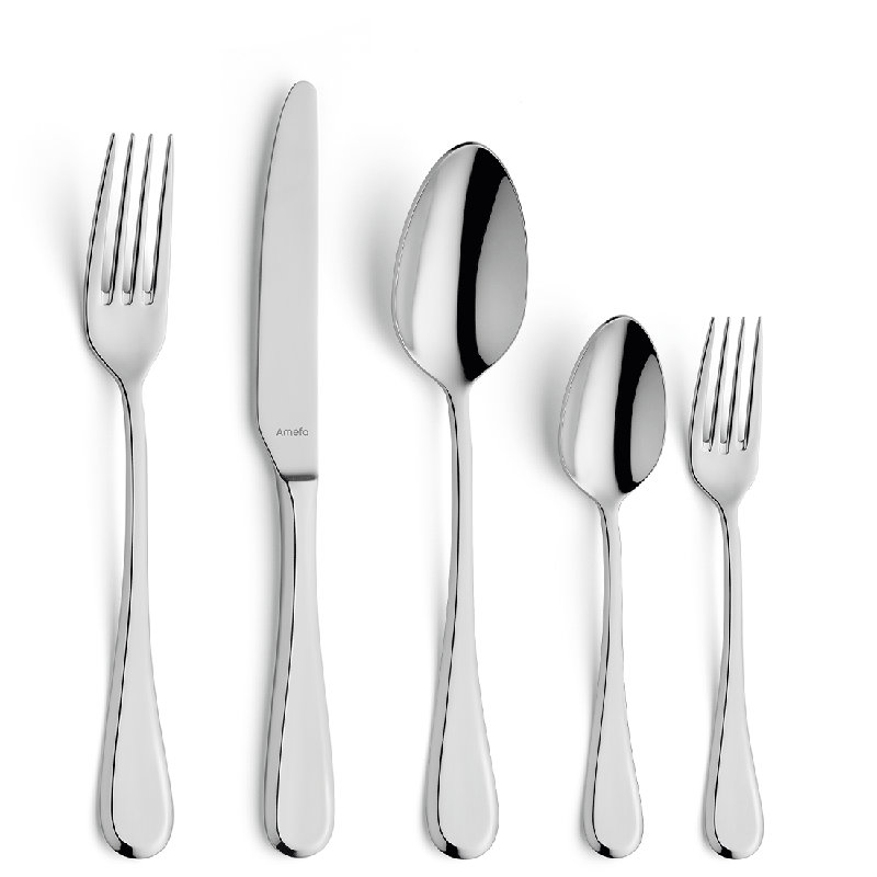 30 piece Drift 18/10 stainless steel cutlery set for 6 people