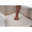 Chaise berçante en coton et lin avec repose-pieds réglable-315701417