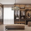 Lustre tambour en cristal 3 lumières Baconton