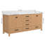 72 po Meuble-lavabo autoportant à double cuve avec plateau technique-1835291930-1835291929