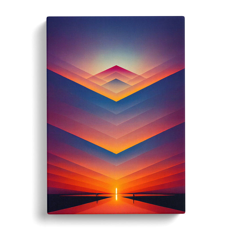 Gracious Sunset - Wrapped Canvas, 50cm H x 35cm W