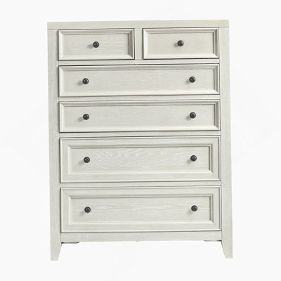 Commode 6 tiroirs avec boutons en métal