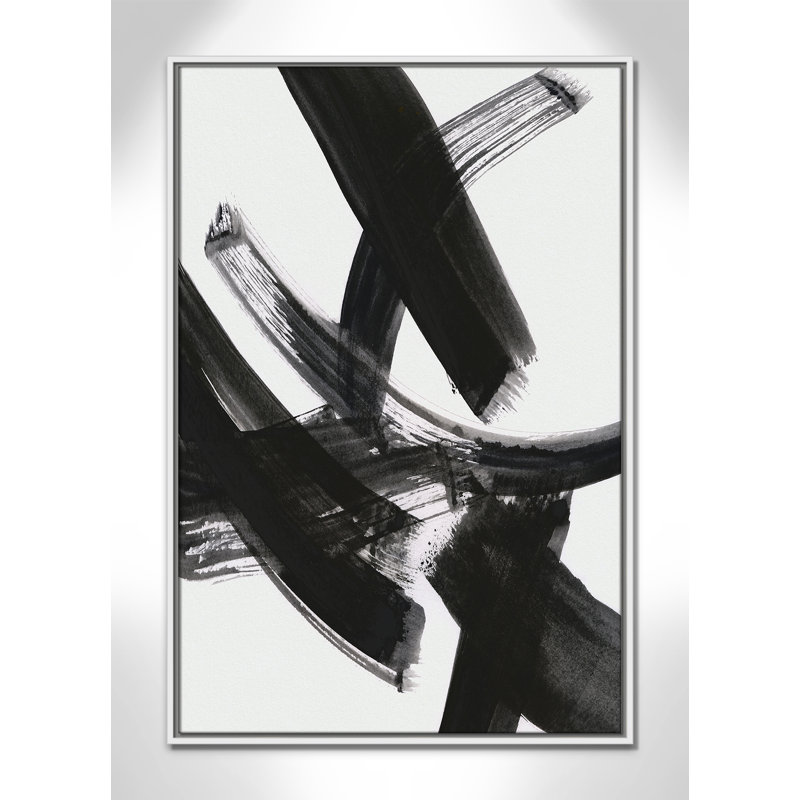 «Black Magic I Print» par Susan Jill, H 37,5 po x l 25,5 po x P 2 po, Blanc