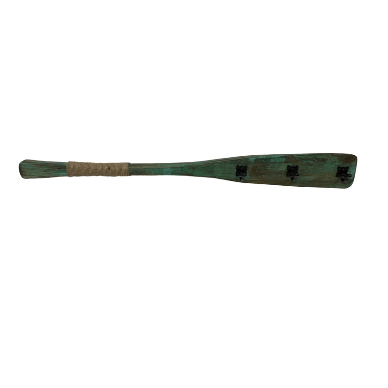 BOAT Oar Triple WALL HOOK-Greenwashed