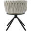 31cm H Tufted Velvet Upholstered Metal Armchair-1938997075-1914789562