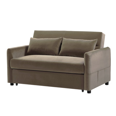 Chaise longue inclinable à deux accoudoirs avec rangement