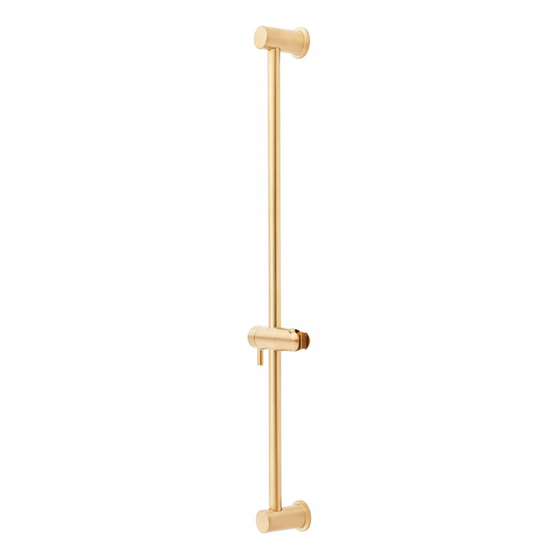 Barre coulissante 28 po pour douche à main, Or brossé