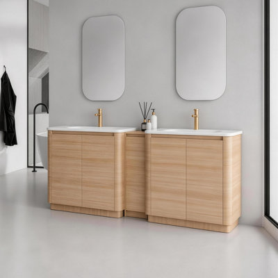 Meuble-lavabo autoportant Pebble