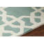 Tapis en laine touffeté à la main à motif de treillis marocain Theriot-24361490