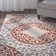 Tapis décoratif bleu/gris Touffeté à la main à motif géométrique Windsor