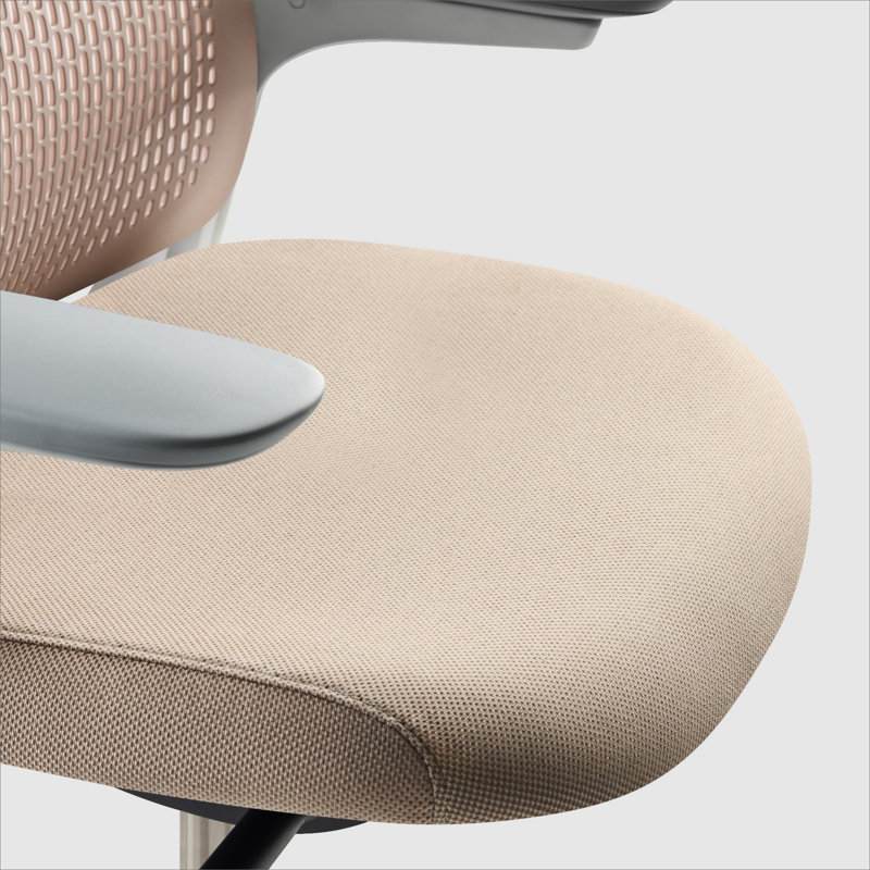 Haworth Breck Office Chair, Blush, White