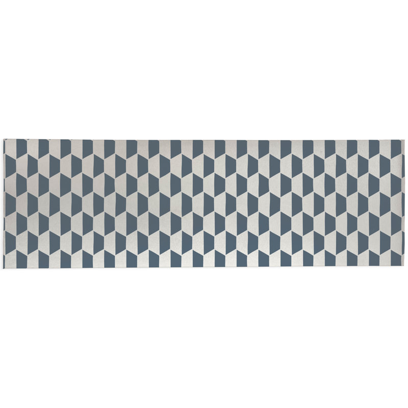 Hex Non-Slip Outdoor Rug, Runner 2'6" x 8'