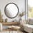 Ayde Round Solid Wood Bead Accent Mirror Home Decoration-1052922334-1038225388