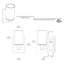 Applique murale simple Farmhouse | Luminaire de salle de bain avec abat-jour givré-26823293