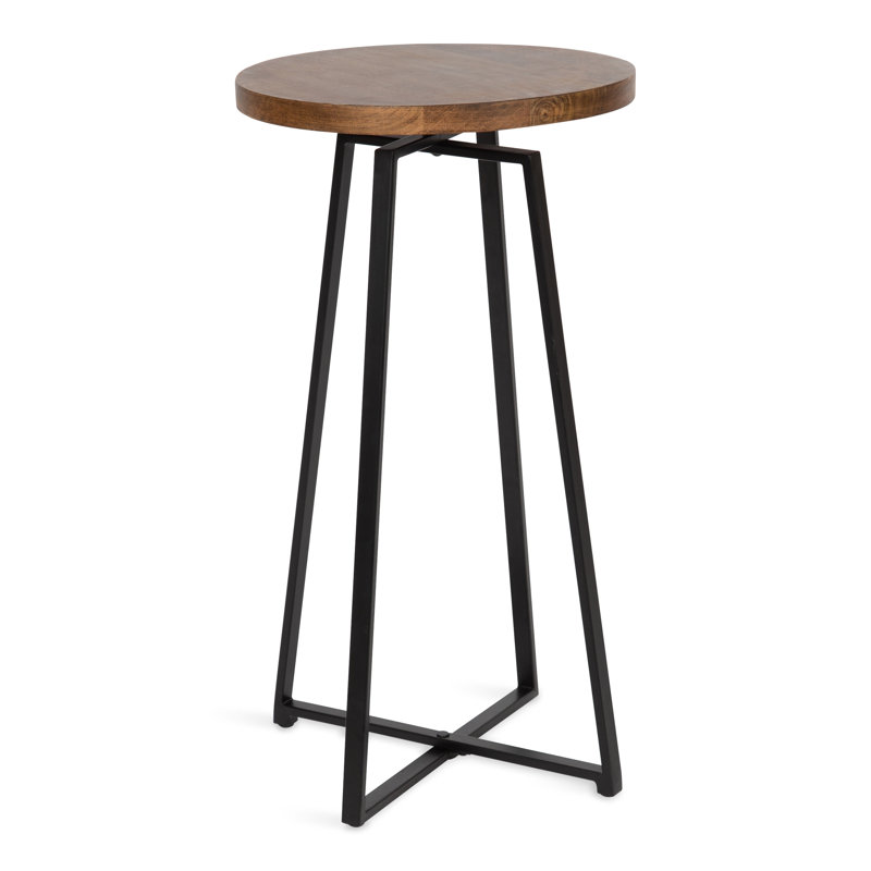 Larzelere End Table, Black, Brown
