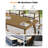 Patio Dining Table Rectangular Table for 6 Aluminum All-Weather for Backyard Garden and Poolside (Brown)-90005384-90005395