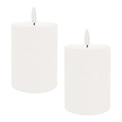 FIA Wick Pillar Candle (Set of 2)