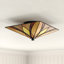 Rockton Glass Semi Flush Mount