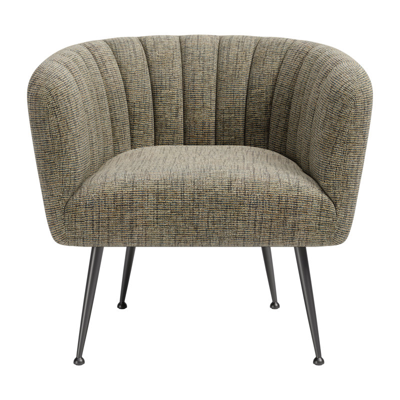 Chaise d'appoint Deco Tweed vert