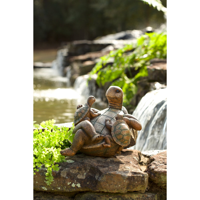 Statue turtle family Simkins