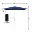 Parasol de marché Birdwell-1850860042