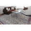 Hand-Knotted High-Quality Rust and Blue Area Rug