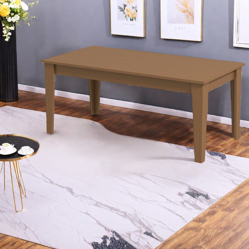 Grande table de salle à manger extensible en chêne, grande conception moderne pour recevoir