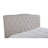 Upholstered Queen Sized Bed And 2 Nightstands, Stone Color Upholstery, 100% , Gray, Nightstands With Walnut Bases Shelves Bed, Nightstand Finish