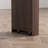 Modern Bar Cabinet With Rotating Top, Counter Height Dining Cabinet With 6 Storage Space And 2 Ribbed Glass Door For Kitchen, The Rotating Top With 3 Storage Shelves Dining Room, Living Room