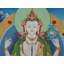 Thangka sans tibétain Chenrezig (Avalokiteshvara)