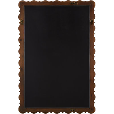 Solid Pine Wood Rectangle Accent Mirror